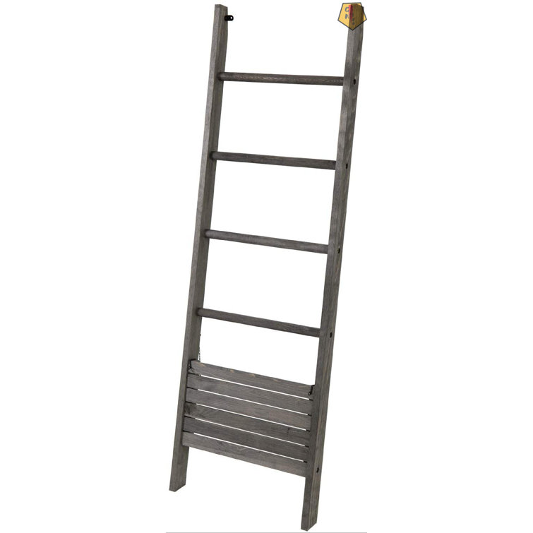 GN109 51.25'' Tall Solid Wood Blanket Ladder Wayfair